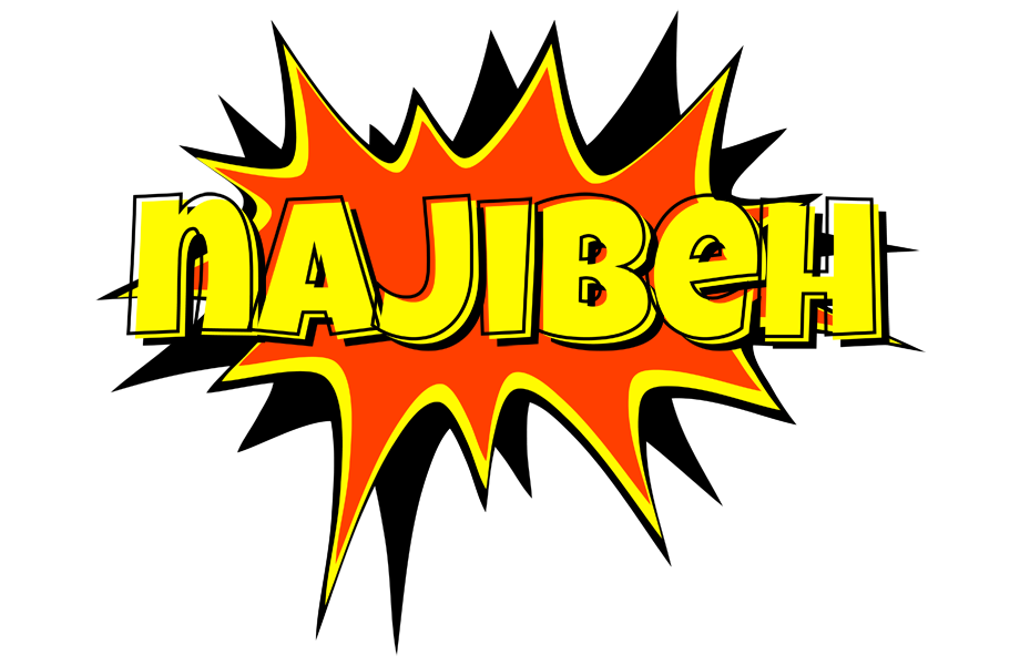 Najibeh bazinga logo