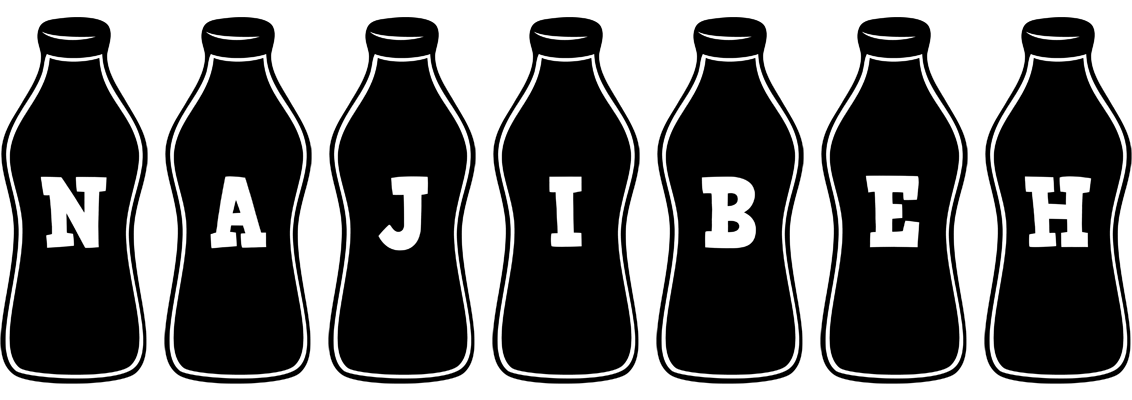 Najibeh bottle logo