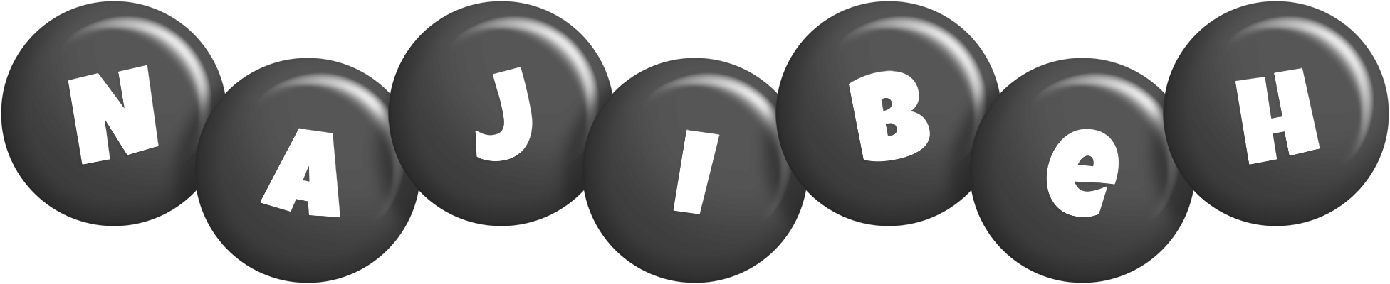 Najibeh candy-black logo