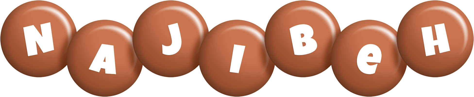 Najibeh candy-brown logo
