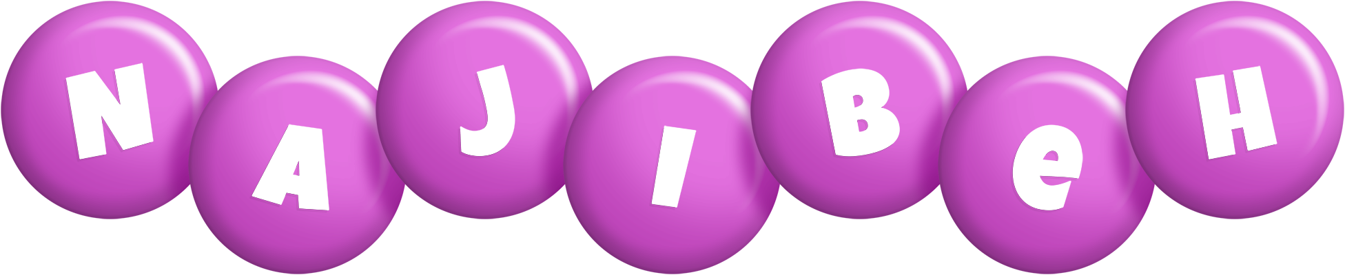 Najibeh candy-purple logo