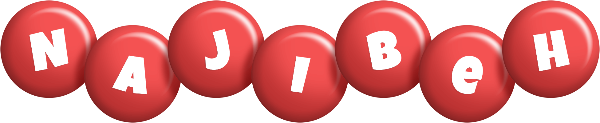 Najibeh candy-red logo