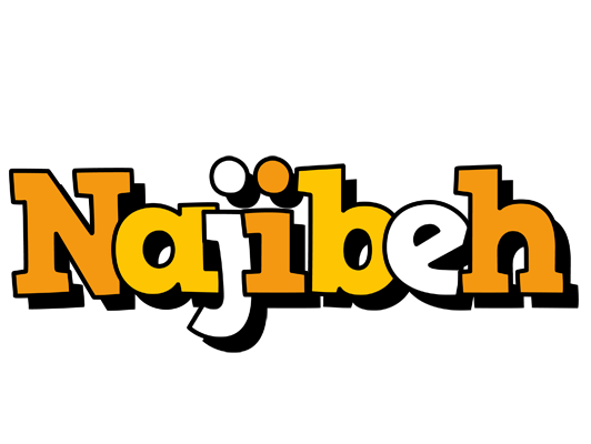 Najibeh cartoon logo