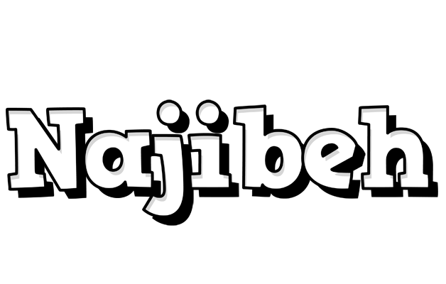 Najibeh snowing logo