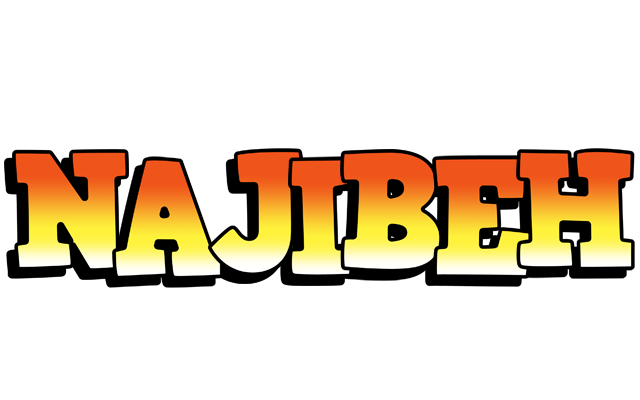 Najibeh sunset logo