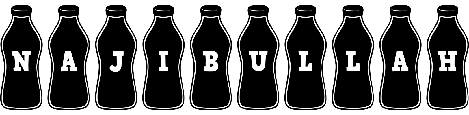 Najibullah bottle logo