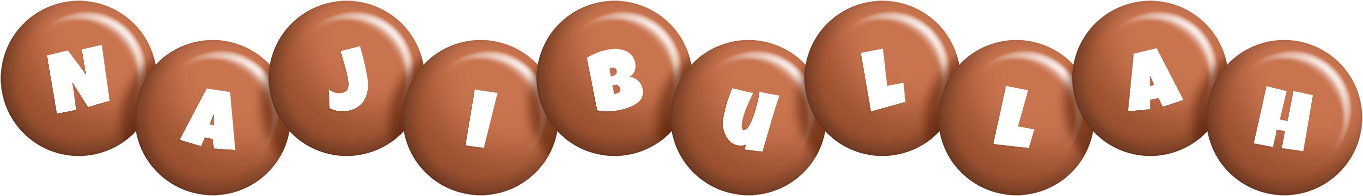 Najibullah candy-brown logo