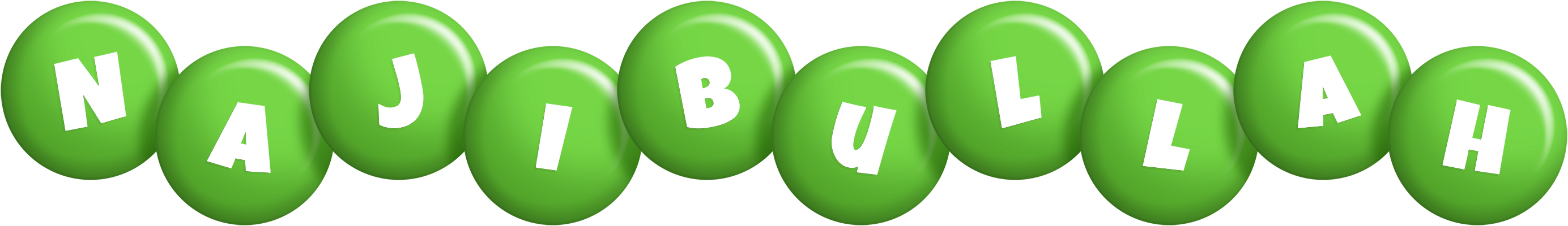 Najibullah candy-green logo
