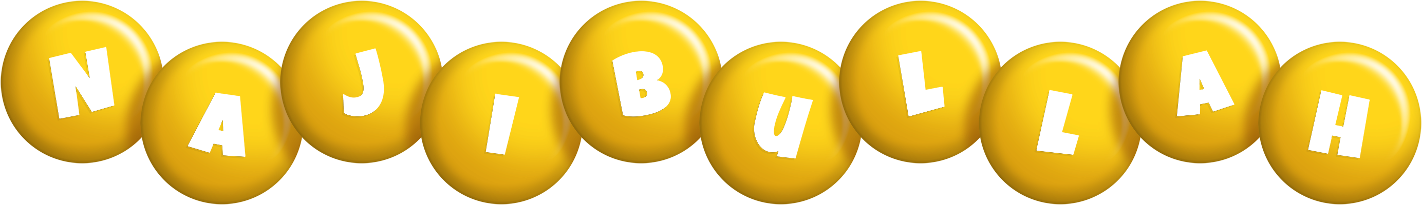 Najibullah candy-yellow logo