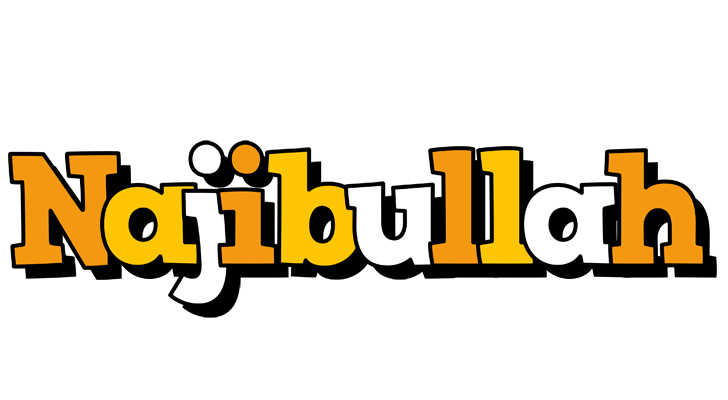 Najibullah cartoon logo