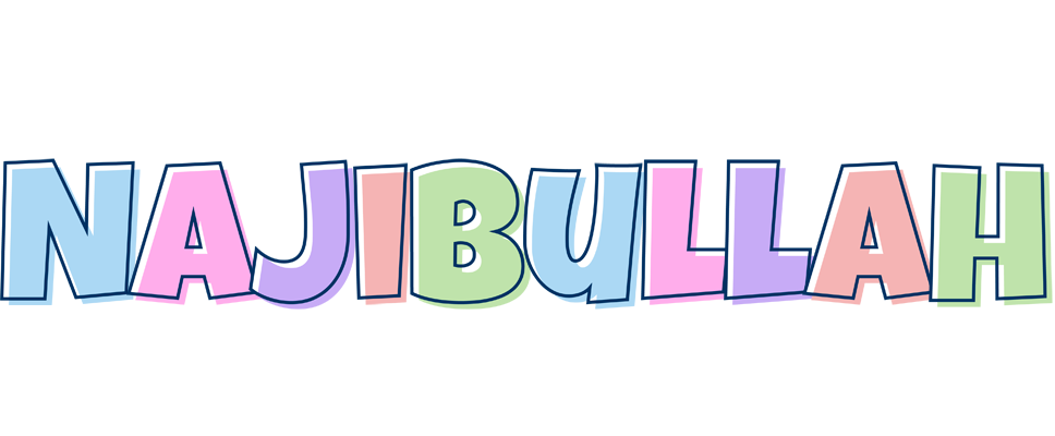 Najibullah pastel logo
