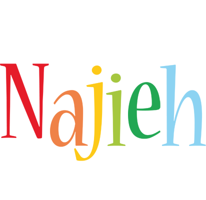 Najieh birthday logo