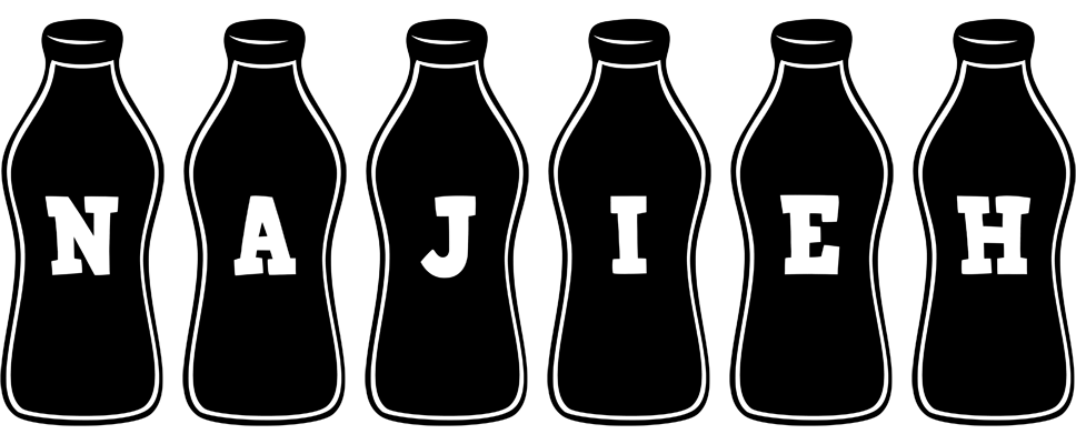 Najieh bottle logo
