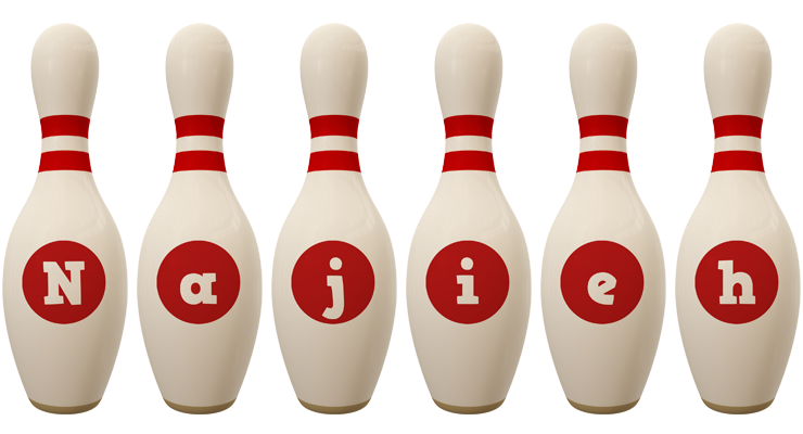 Najieh bowling-pin logo