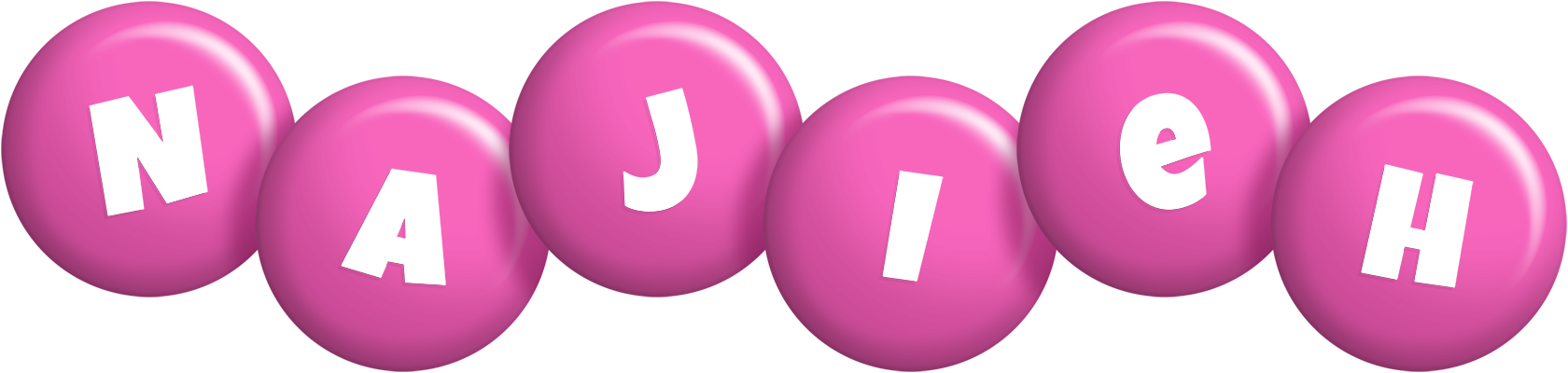 Najieh candy-pink logo