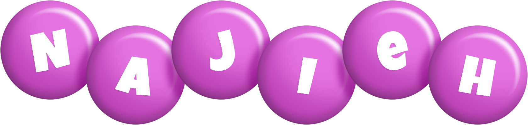Najieh candy-purple logo