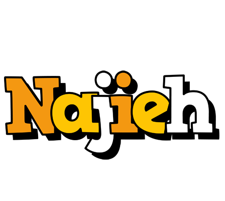 Najieh cartoon logo