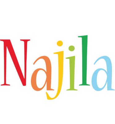 Najila birthday logo