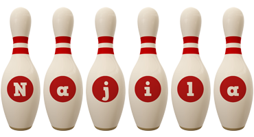 Najila bowling-pin logo