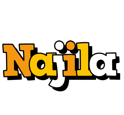 Najila cartoon logo
