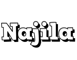 Najila snowing logo