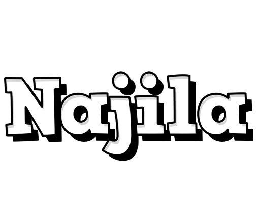 Najila snowing logo