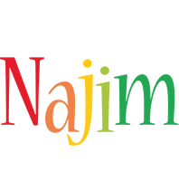 Najim birthday logo