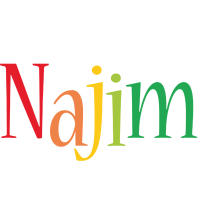 Najim birthday logo