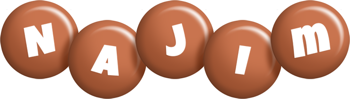 Najim candy-brown logo