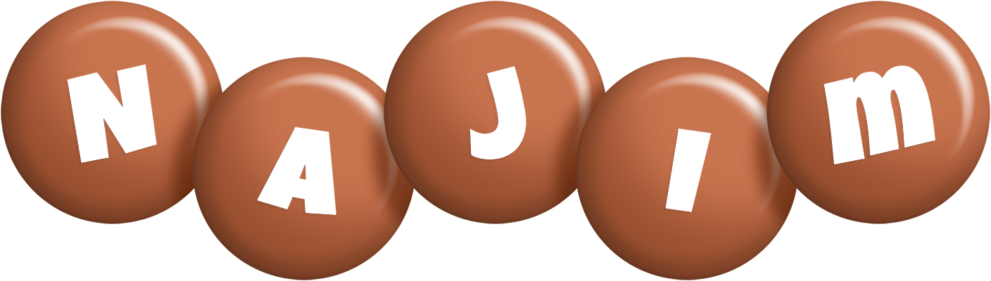 Najim candy-brown logo