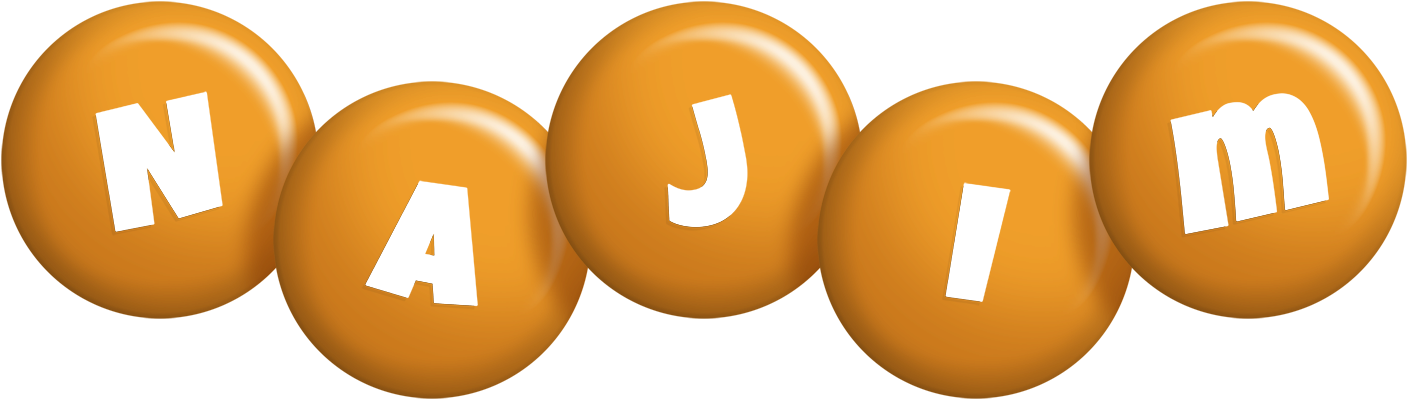 Najim candy-orange logo