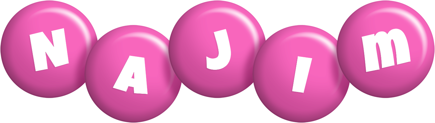 Najim candy-pink logo