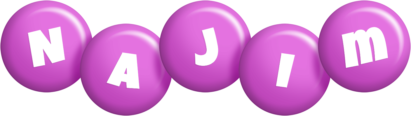 Najim candy-purple logo