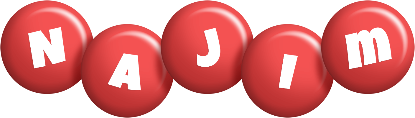 Najim candy-red logo