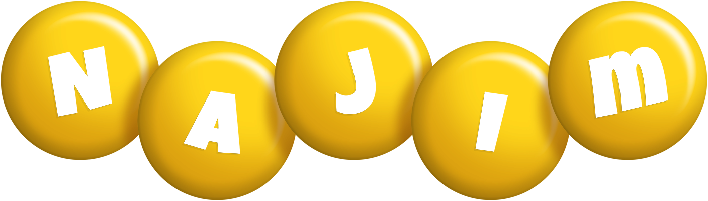 Najim candy-yellow logo