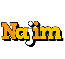 Najim cartoon logo