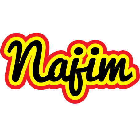 Najim flaming logo
