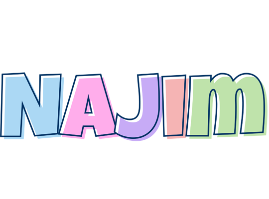 Najim pastel logo