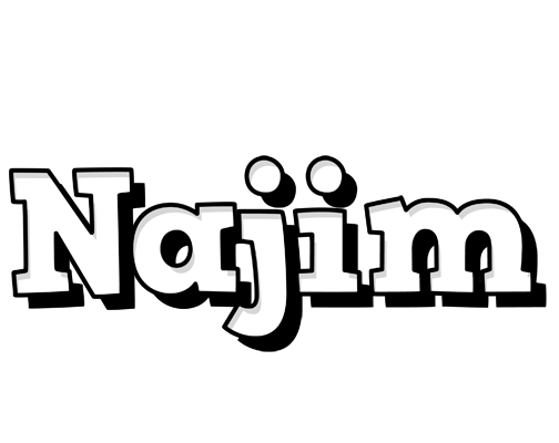 Najim snowing logo