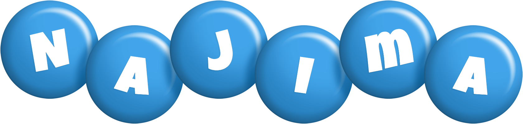 Najima candy-blue logo