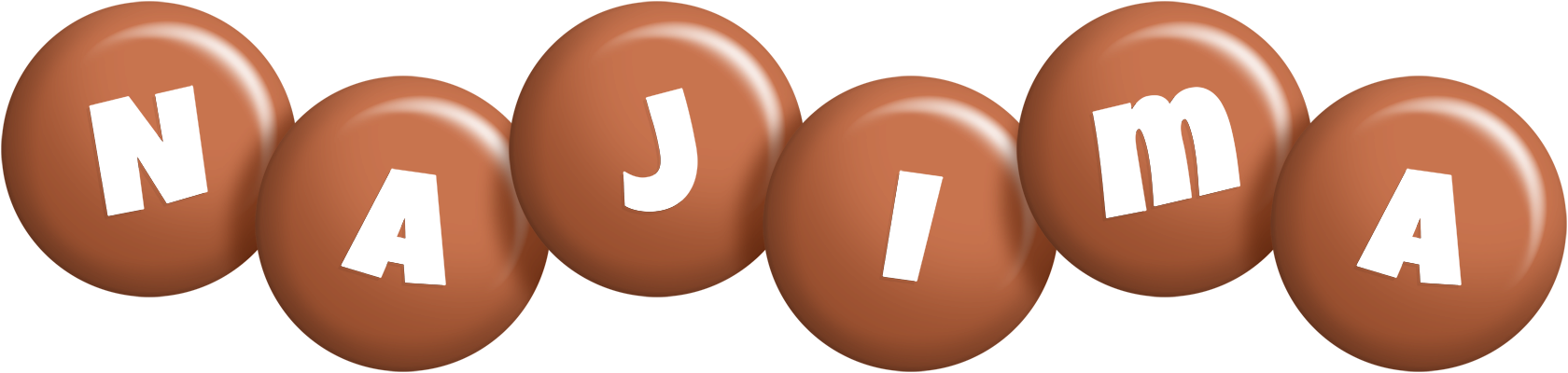 Najima candy-brown logo