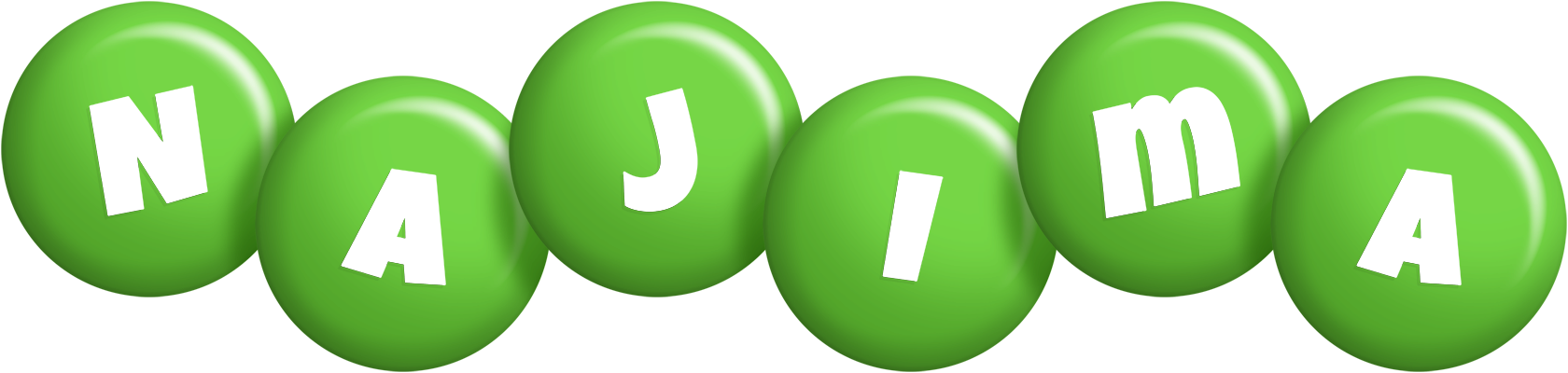 Najima candy-green logo