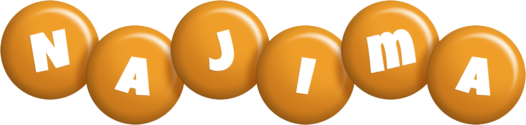 Najima candy-orange logo