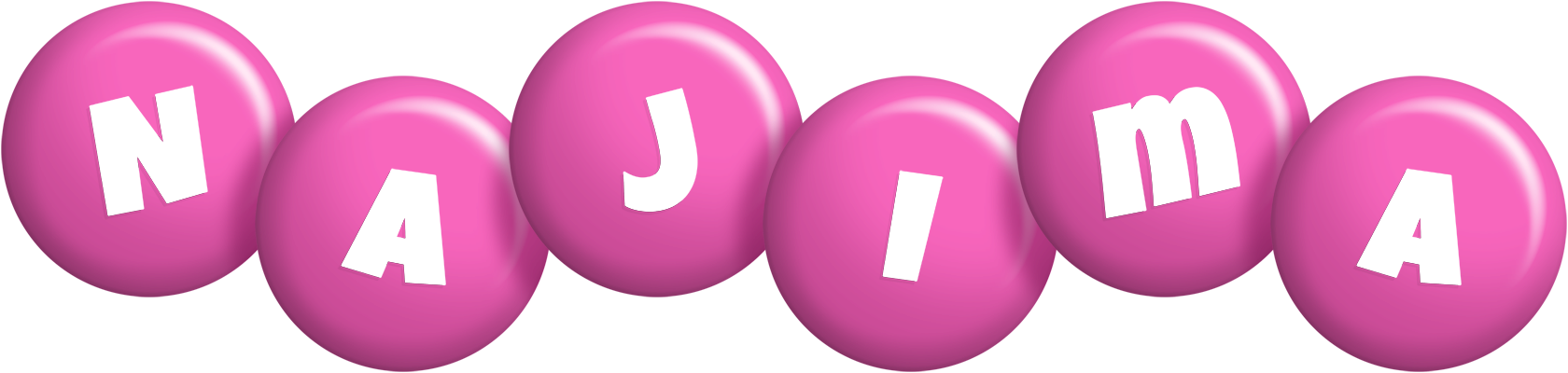 Najima candy-pink logo