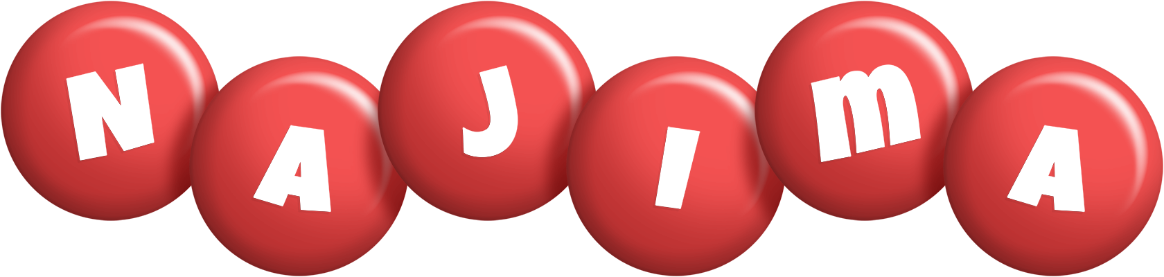 Najima candy-red logo