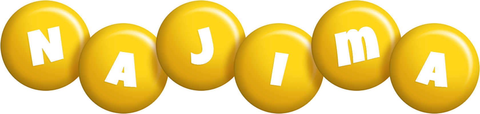 Najima candy-yellow logo