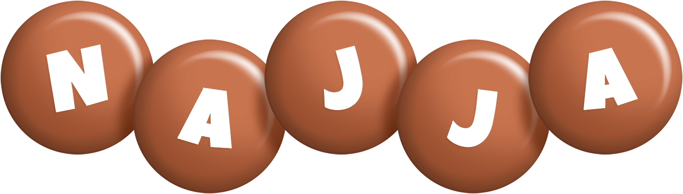 Najja candy-brown logo