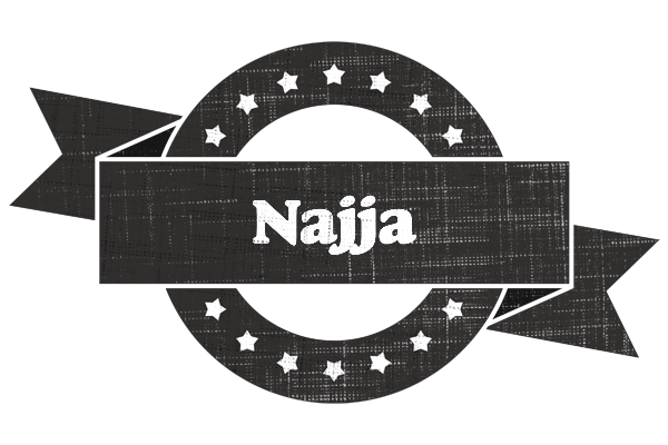 Najja grunge logo