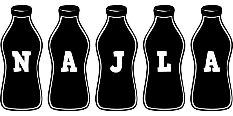 Najla bottle logo