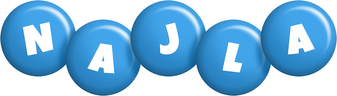 Najla candy-blue logo